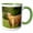 Green/White, variant on 3drose, Hairy Highland Longhorn Cattle, Brown Smaland Sweden - Eu28 Pka0053 - Per Karlsson, 11oz Magic Transforming Mug