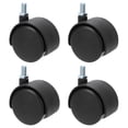 thumbnail image 2 of Ymiko 4Pcs 2in Roulette Imperméable 360 Degrés Roues Universelles Rotatives pour Armoire Tro, 2 of 8