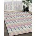 thumbnail image 3 of Ahgly Company Machine Washable Indoor Rectangle Transitional Rosy Pink Area Rugs, 4' x 6', 3 of 7