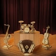 thumbnail image 6 of Hands Craft 3D Modern Wooden Puzzle: Musical Instrument - Accordion, 6 of 7
