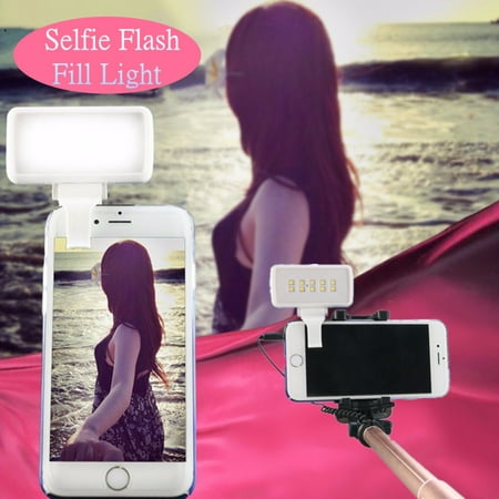 10 LED Light Camera Photography Soft Selfie Flash Fill For iPhone Android