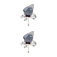 thumbnail image 2 of Redempat Versatile Wedding Brooch Add Classy And Sophisticated Touch To Any Look Modern Minimalist Brooch Pin light grey 2Set, 2 of 6