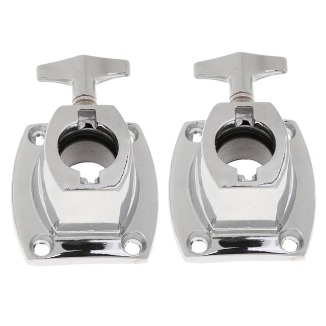 Soportes de abrazadera shamjiam 2pc Tom Cymbal Holder Clamp Para batería Set Band