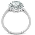 thumbnail image 3 of Pompeii 1 1/2 Ct Halo Round Diamond Engagement Ring 14k White Gold Lab Created, 3 of 4