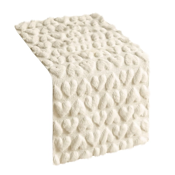 Home Dining Room Decorative Heart Quilted 3D Table Runner Tablecloth Table Mat 33*183Cm Table Runner For Dining Room Living Room Decor Table Runner For S Teens