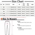 thumbnail image 3 of ABATAB Striped Pants for Women Baggy Lounge High Rise Wide Leg Pants Casual Drawstring Slacks Trousers with Pockets, 3 of 7