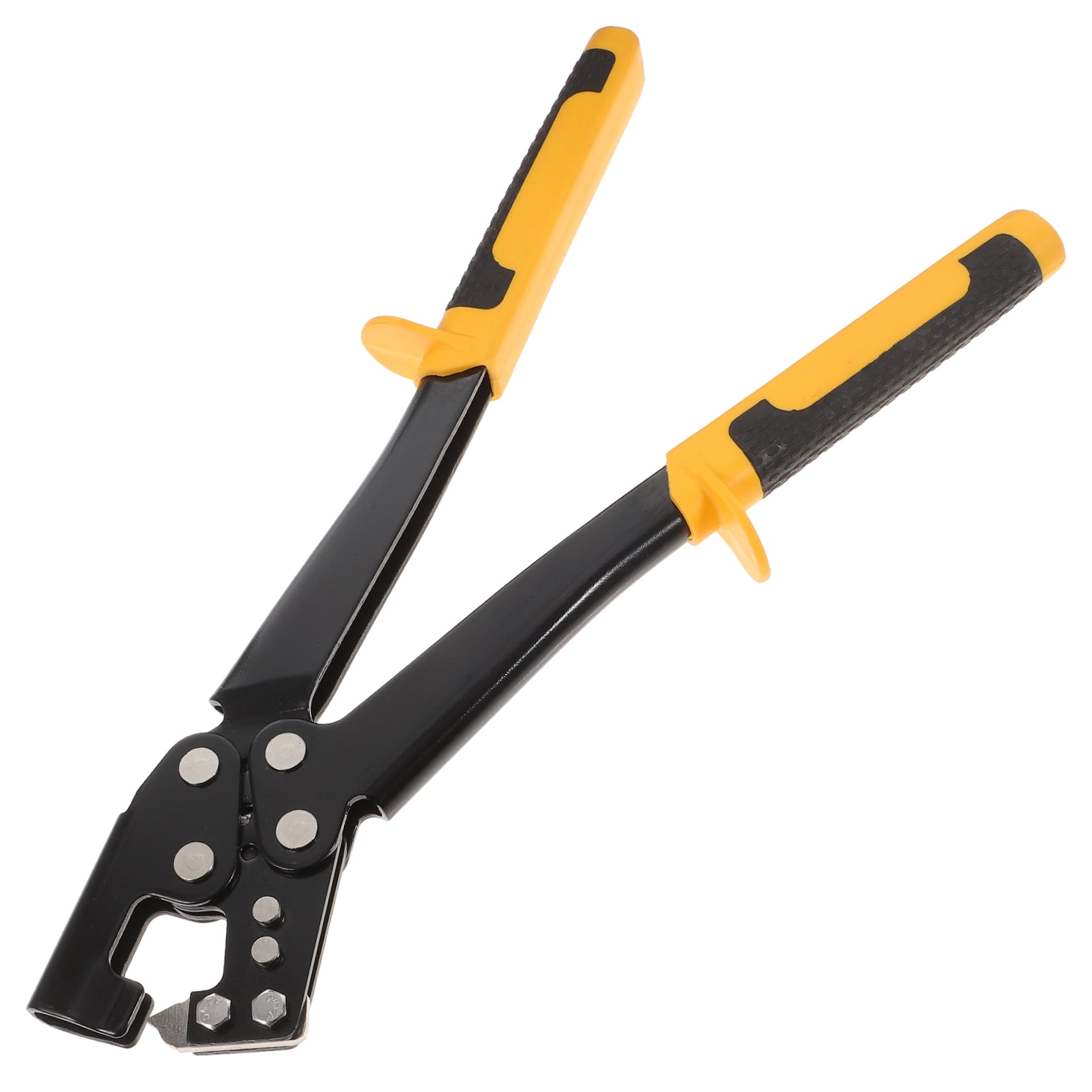 LEORX 1Set Orange Stud Crimper for Keel Fastening Crimping Tool Metalworking