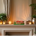 thumbnail image 6 of Decozen Home Decor Handmade Wooden Sculpture in Merry Christmas Acacia Wood, 6 of 9
