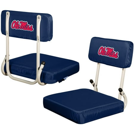 Logo Chair NCAA Ole Miss Hard Back Stadium Seat