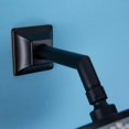 thumbnail image 3 of 6" Shower Arm Matte Black Shower Head Extension With Matching Escutcheon, Standard 1/2" Connection, 3 of 5