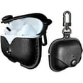 thumbnail image 1 of Étui de Chargement pour Apple Airpods Pro, Étui en Cuir PU Compatible avec Apple Airpods Pro - Noir, 1 of 7