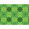 thumbnail image 1 of Ahgly Company Machine Washable Indoor Rectangle Transitional Emerald Green Area Rugs, 2' x 3', 1 of 7