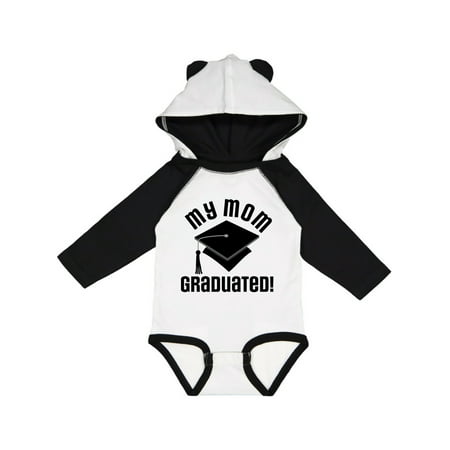 

Inktastic My Mom Graduated Gift Baby Boy or Baby Girl Long Sleeve Bodysuit