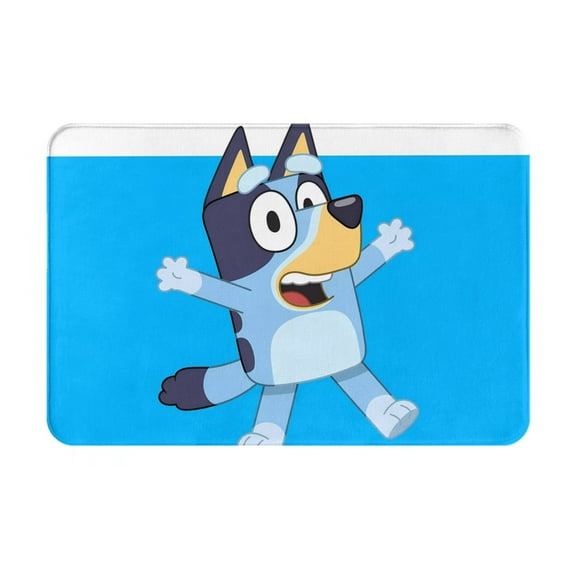 Silaia Bluey Print Door Mat Home Welcome Mats Outdoor and Indoor,Non-Slip Front Welcome Mat for Home Entrance, Outside Entry, Yard, Floor, Patio