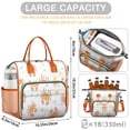 thumbnail image 5 of Large Cooler Bag Insulated Bags for Working Women,Waterproof Cooler Tote with MultiPockets for Adult,Insulated Lunch Box for Beach,Picnic,Work,Marine Adorable Crab, 5 of 7