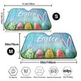 thumbnail image 3 of Picia Happy Easter Curved Windshield Sunshade Accordion Folding Style Auto Shade for Car Truck SUV Van Blocks UV Ray Sun Visor Protector -Small, 3 of 7