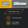 thumbnail image 4 of Liquid Nails Silicone Premium Universal Sealant (LS-205), Clear, 10.1 oz, 4 of 5