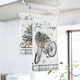 thumbnail image 3 of Hello Winter Bike Sleigh Kitchen Dish Towels Set of 2, Get Cozy Bicycle Christmas Tree Berry Hand Towels Drying Baking Cooking Cloth, Plaid Bow Holiday Farmhouse Home Kitchen Decor 18x26 Inch, 3 of 6