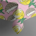 thumbnail image 5 of Pink Hedgehog Rose Pattern Square Tablecloth,Waterproof Square Table Cover,Wipeable Spillproof Washable Table Cover for Home Kitchen Party Decor 42"X42"(107x107cm), 5 of 6