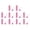 Pink, variant on 10Pcs Adjustable Elastic Cord Fasteners Clip Metal Drawstring Stoppers For Hoodie String Backpacks Sewing Project