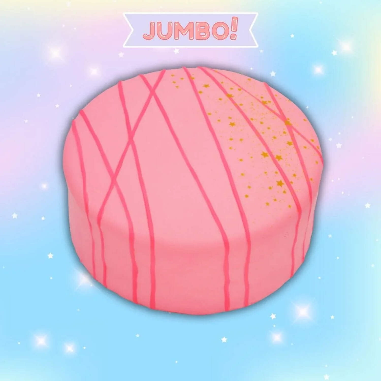 Pink Sachertorte Cake Jumbo Scented Squishy