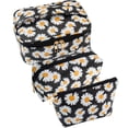 thumbnail image 1 of Paquete de 3 bolsas de maquillaje, bolsa de viaje, bolsa de cosméticos impermeable portátil BANYUO Electrónica, 1 of 5