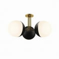 thumbnail image 4 of Stellar 3-Light Semi-Flush Ceiling Light, 4 of 8