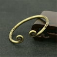 thumbnail image 3 of Naierhg Man Woman Brass Adjustable Hand Bracelet Bangle Valentine Day Jewelry Gift Cuff, 3 of 8