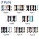 thumbnail image 2 of 7 pares de calcetines para hombres y mujeres Calcetines deportivos profesionales Medias atléticas Fi Abanopi Calcetines, 2 of 6
