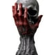 thumbnail image 2 of Estatua de calavera de mano furiosa, artesanía de resina, decoración de mesa para Halloween., 2 of 5