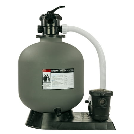 filter sand pool pump radiant system ground swimming above hp inch clear systems parts rx complete poolsupplies zoom