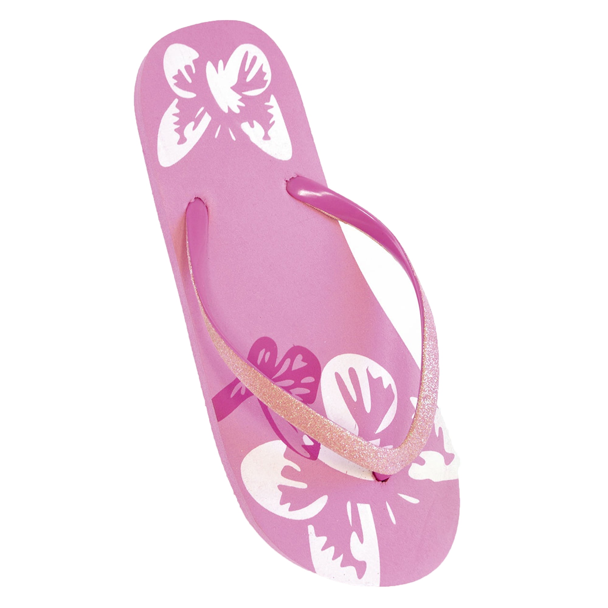 glitter strap flip flops