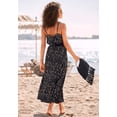 thumbnail image 3 of LASCANA Women's Printed Tie Back Maxi Dress Back Bow, 3 of 5