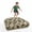 Camouflage, variant on Sensory Crash Pad for Kids & Adults,Soft Landing Crash Mat with Foam Blocks,Removable and Washable Cover,Non-Slip Bottom for Jumping, Relaxing & Play,60" x 60"