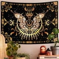 thumbnail image 2 of Gojian Boho Mandala Moth Tapestry,Hippie Floral Aesthetic Wall Tapestries, Psychedelic Aesthetic Decor, Tapestry for Bedrooms, Living Rooms, and Dorms, 2 of 6