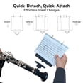 thumbnail image 4 of Clarinete Lira TC10 de Marching Band Lyre MusBoard con carpeta abatible, 4 of 7