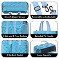 thumbnail image 3 of Teacher Tote Bag,French Bulldog Teacher Utility Tote Bag,Large Work Tote Bags for Women with Multiple Pockets,Top Zipper Closure,13.8x10.6x6.7 Inch, 3 of 4