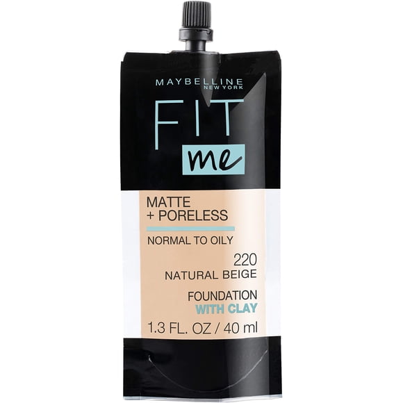 Base de maquillaje líquida Maybelline Fit Me Matte 220 Natural Beige