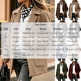 thumbnail image 2 of Asgosdo Women Wool Trench Coat Button Down Single Breasted Long Sleeve Soft Lined Casual Warm Peacoat Fall Winter Outerwear with Pockets, 2 of 7
