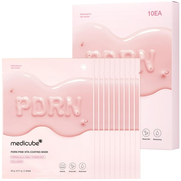 Mascarilla medicube Salmon DNA PDRN Pink Vita Coating x10