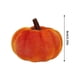 thumbnail image 4 of Juego de 6 calabazas de espuma de terciopelo artificial | Decoración de otoño Calabazas de imitación Champán marrón anaranjado | Mini acento de mesa realista para Halloween Acción de Gracias Otoño |, 4 of 7