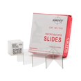 thumbnail image 1 of Kit de portaobjetos de microscopio Swift con 72 portaobjetos en blanco prelimpiados y 100 cubreobjetos de vidrio con bordes esmerilados, 1 of 5