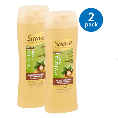 Suave Professionals Shampoo Natural Infusion Macadamia 12.6 oz (2 Pack)