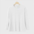 thumbnail image 2 of ZIXKCGDSE Mens Shirt Casual Long Sleeves Crew Neck Pullover Tops Versatile Everyday Wear Size XL, 2 of 5