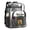 Christian faith quote, variant on blue baby meme 16'' Clear Backpack, Heavy Duty PVC Transparent Backpack, See Through Bookbag Multiple Pockets for Stadium,Travel