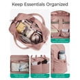 thumbnail image 3 of Bolsa de lona BAGSMART bolsa de gimnasio para mujer, 31 L, resistente al agua, 3 of 6