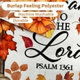 thumbnail image 5 of Fall Garden Flag Cross Pumpkin 12x18 Inch Double Sided for Outside Burlap Religious Thanksgiving Welcome Small Seasonal Autumn Yard Decoration CF1863-12, 5 of 6