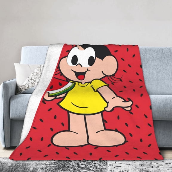 Turma da Monicas Flannel Blanket Cozy Soft for