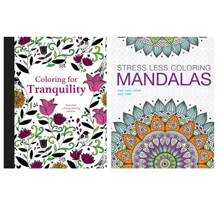 Adult Coloring Book Set: 6 Book Set - 4 Mandalas Books Plus Pattens and  Tranquility - Quality Thick Easy Tear-Out Pages! (Standard) (Original  Version)