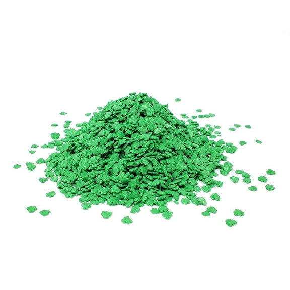 Candy Retailer Mini Green Shamrock Shape Sprinkles 4 oz